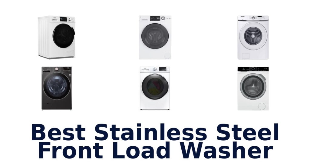 best stainless steel front load washer