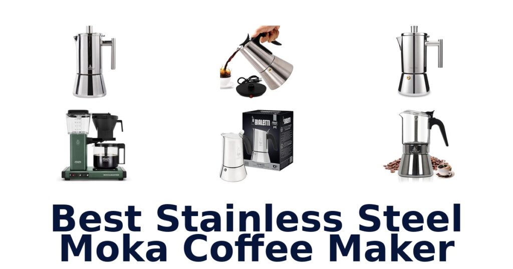 best stainless steel moka coffee maker