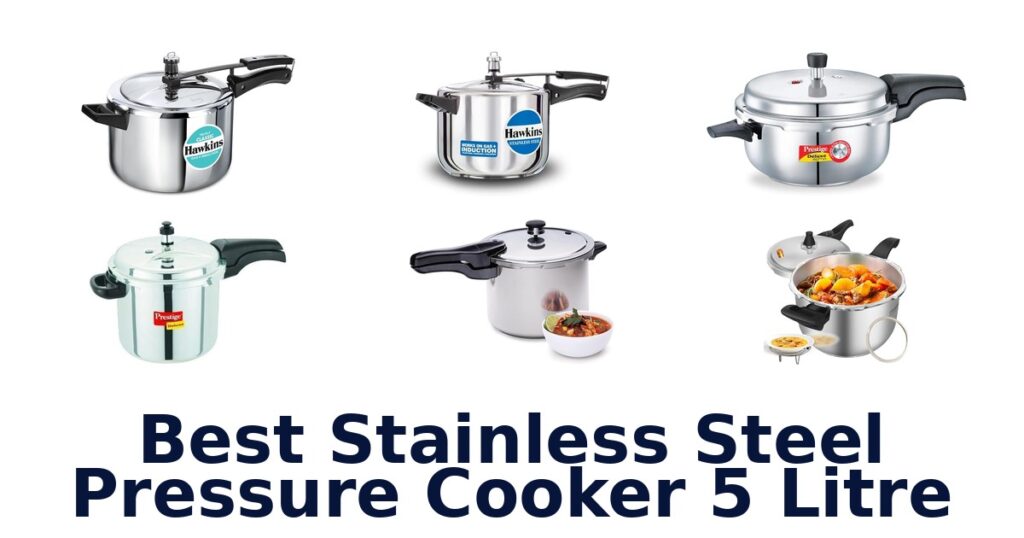 best stainless steel pressure cooker 5 litre
