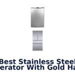 best stainless steel refrigerator with gold handles