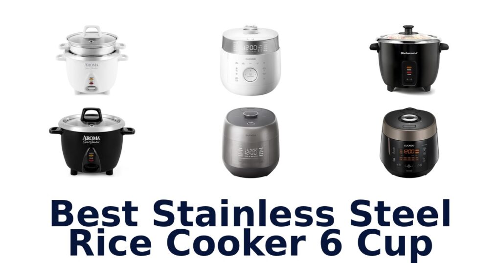 best stainless steel rice cooker 6 cup