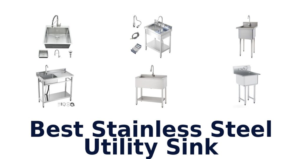 best stainless steel utility sink