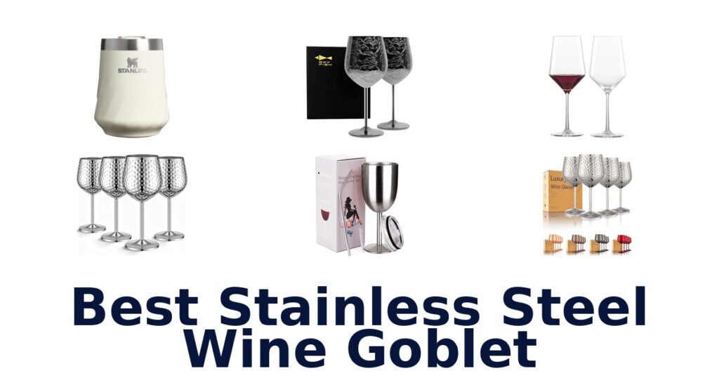 best stainless steel wine goblet