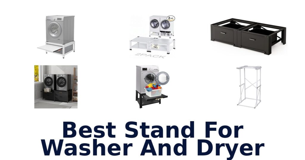 best stand for washer and dryer