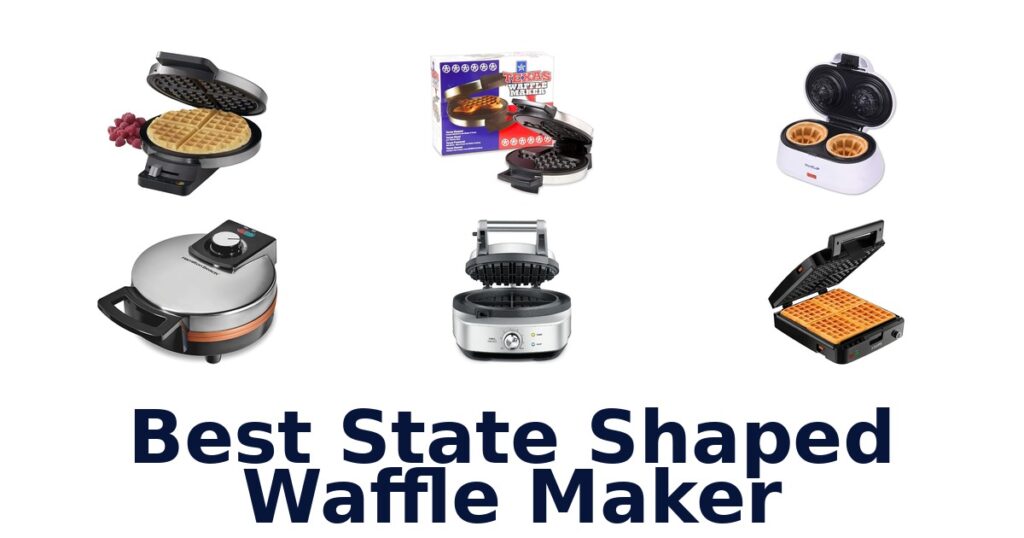 best state shaped waffle maker