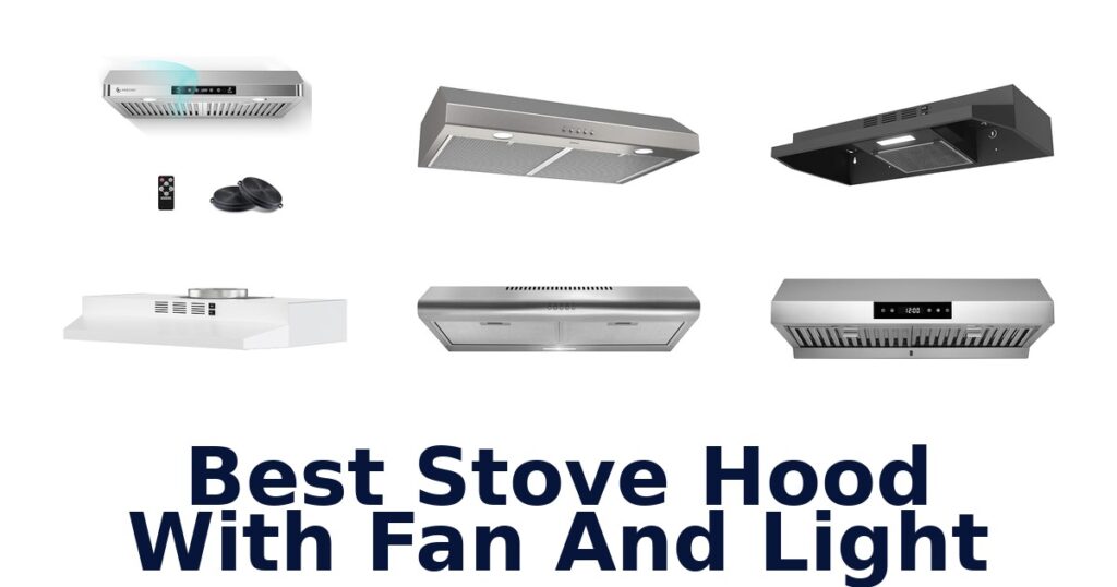 best stove hood with fan and light
