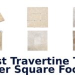 best travertine tile per square foot