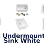 best undermount bar sink white