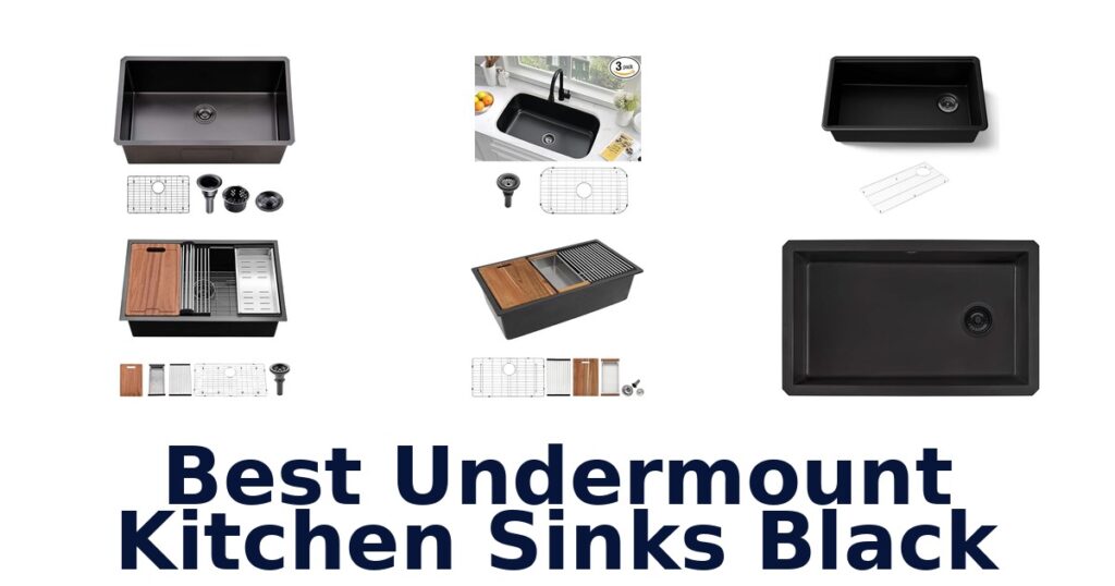 best undermount kitchen sinks black