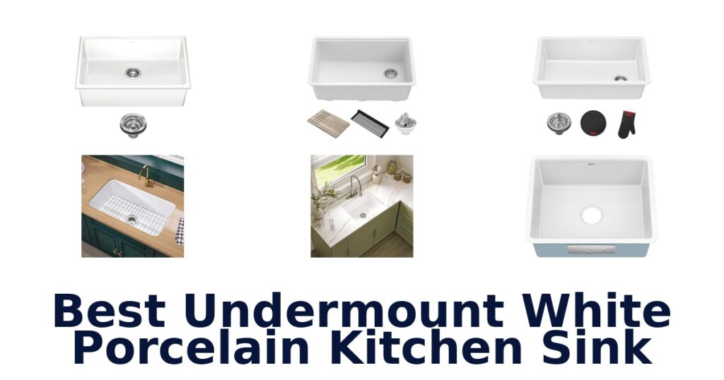 best undermount white porcelain kitchen sink