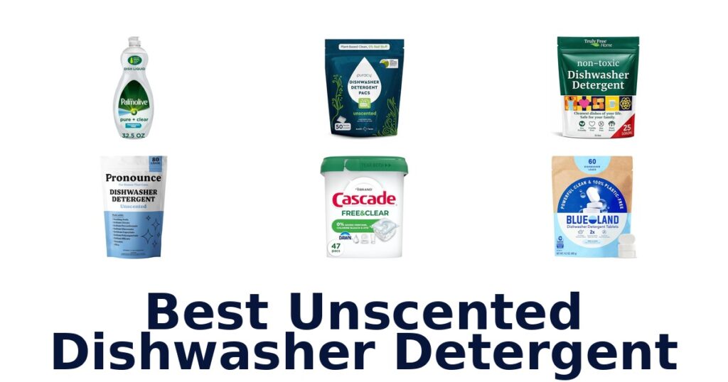 best unscented dishwasher detergent