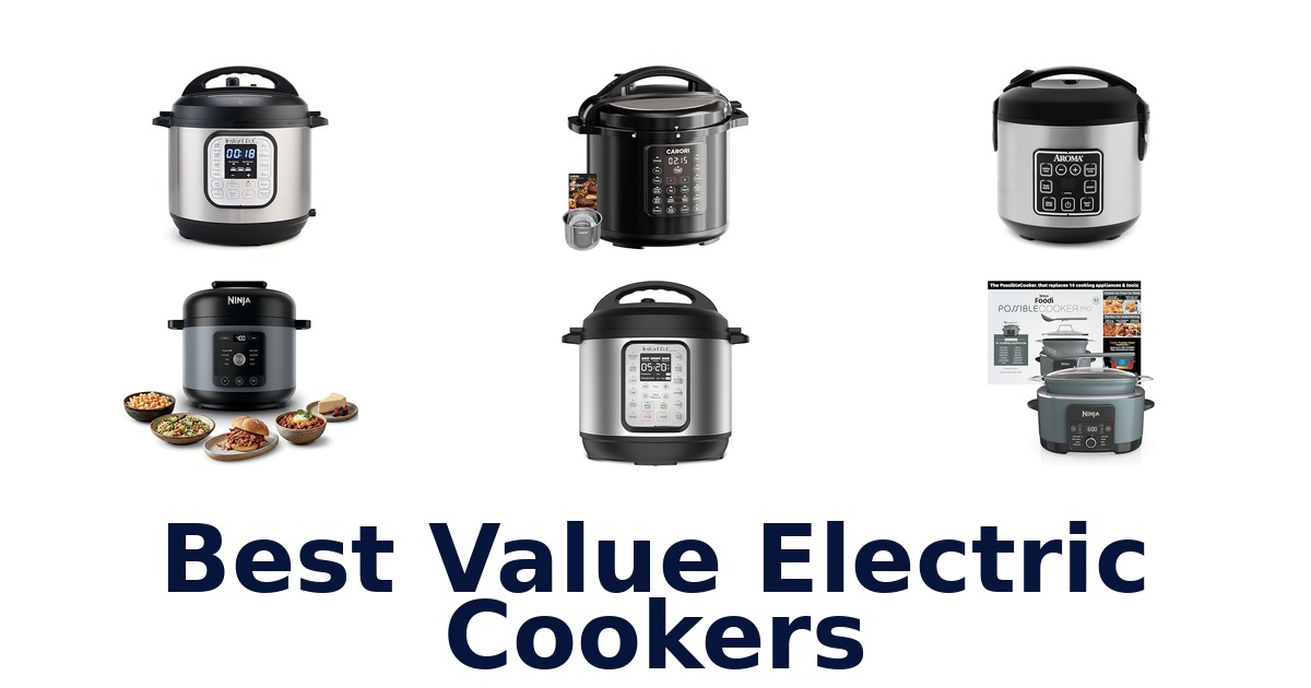 best value electric cookers