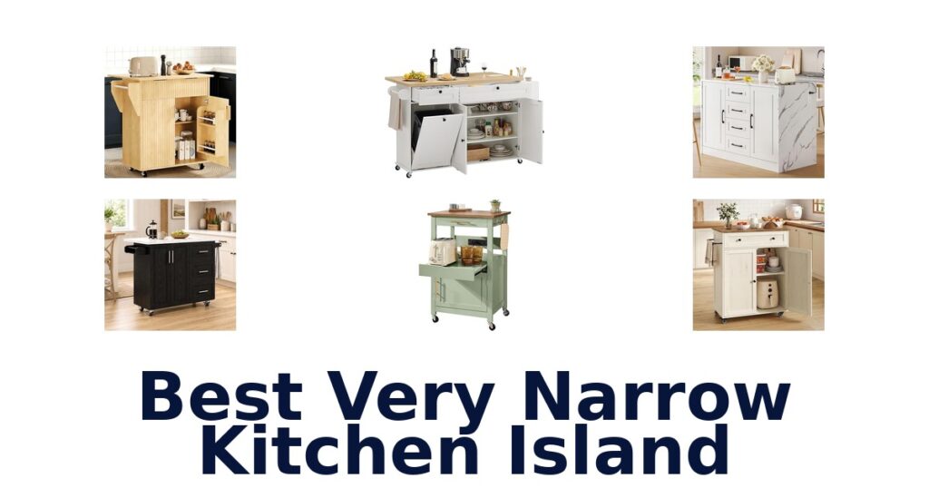 best very narrow kitchen island