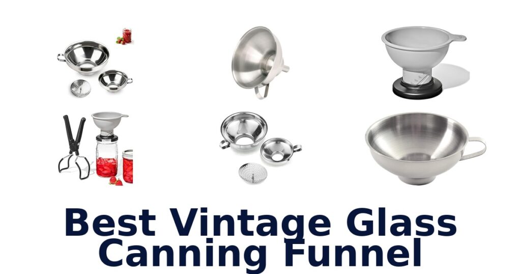 best vintage glass canning funnel