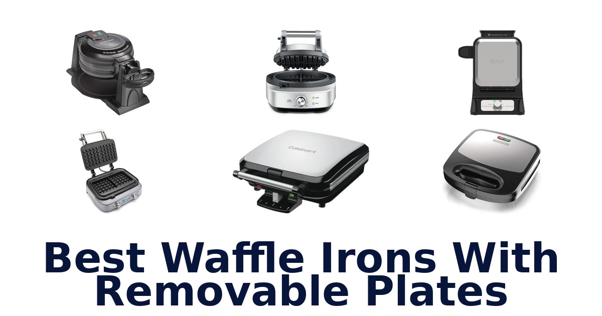 best waffle irons with removable plates