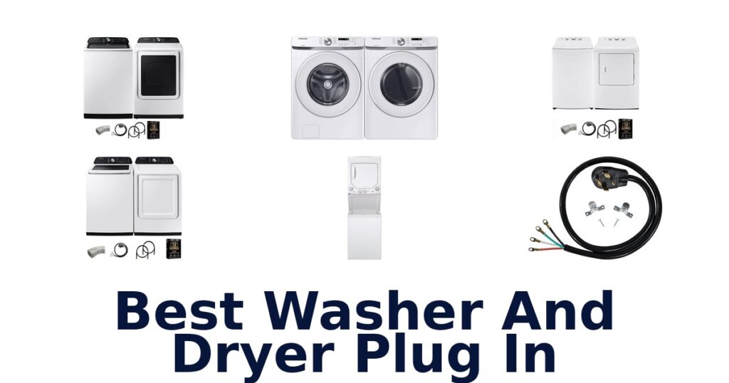 best washer and dryer plug in