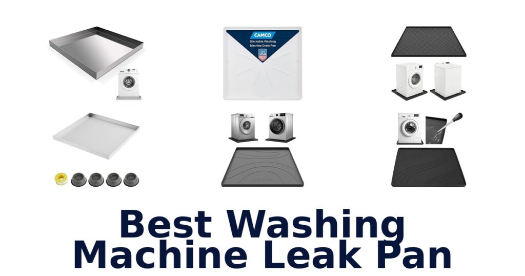 best washing machine leak pan
