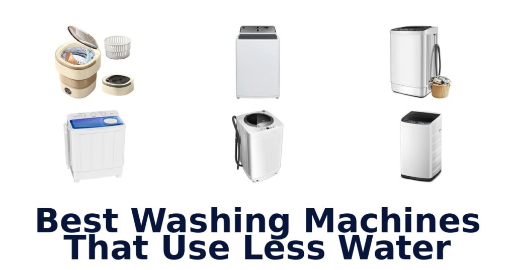 best washing machines that use less water
