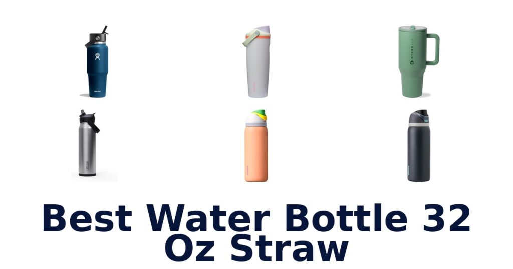 best water bottle 32 oz straw
