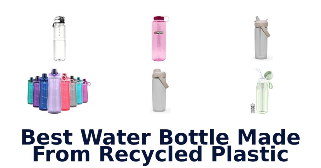 best water bottle made from recycled plastic