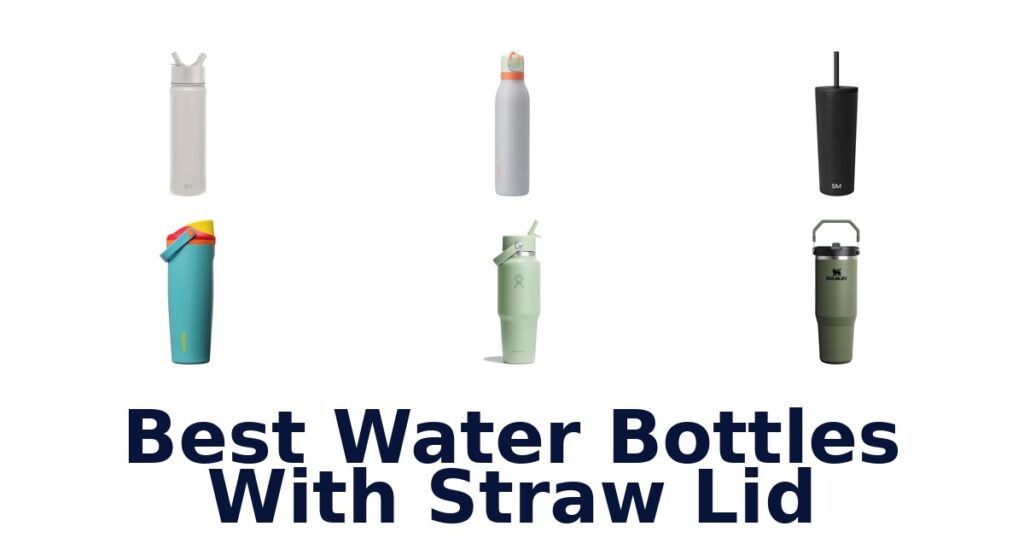 best water bottles with straw lid