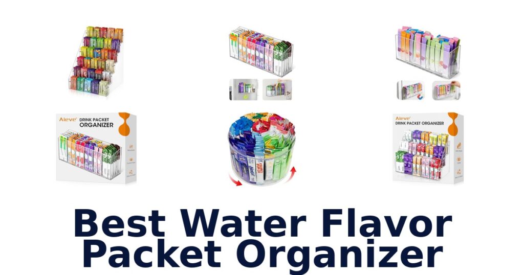 best water flavor packet organizer