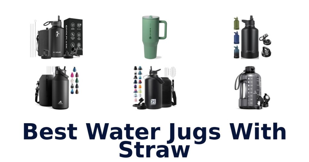 best water jugs with straw