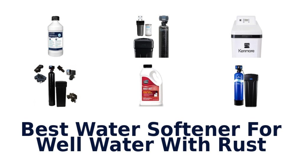 best water softener for well water with rust