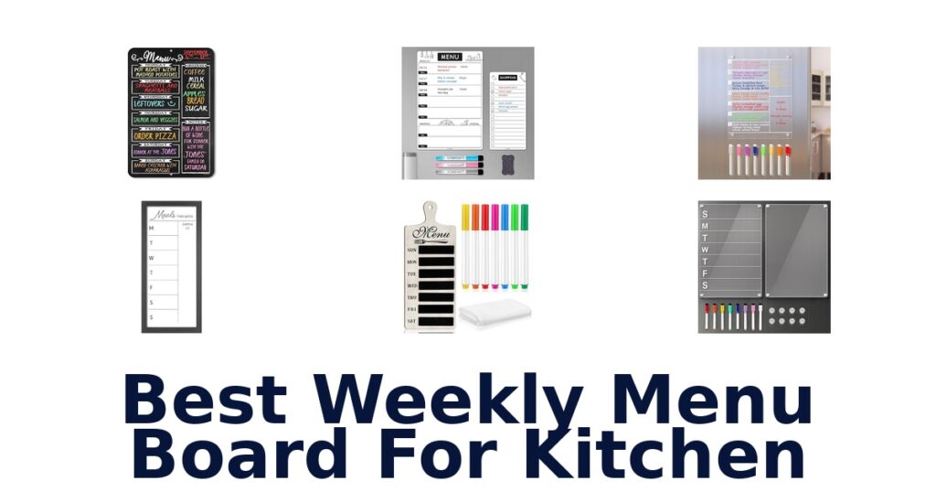 best weekly menu board for kitchen