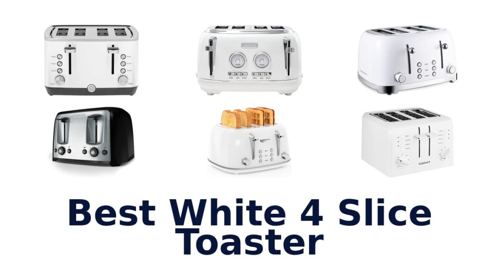 best white 4 slice toaster
