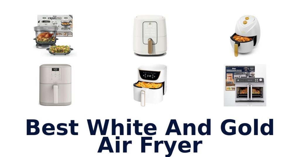 best white and gold air fryer