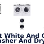 best white and gold washer and dryer