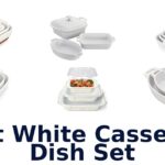 best white casserole dish set