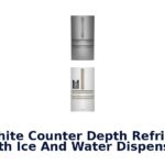 best white counter depth refrigerator with ice and water dispenser