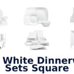 best white dinnerware sets square