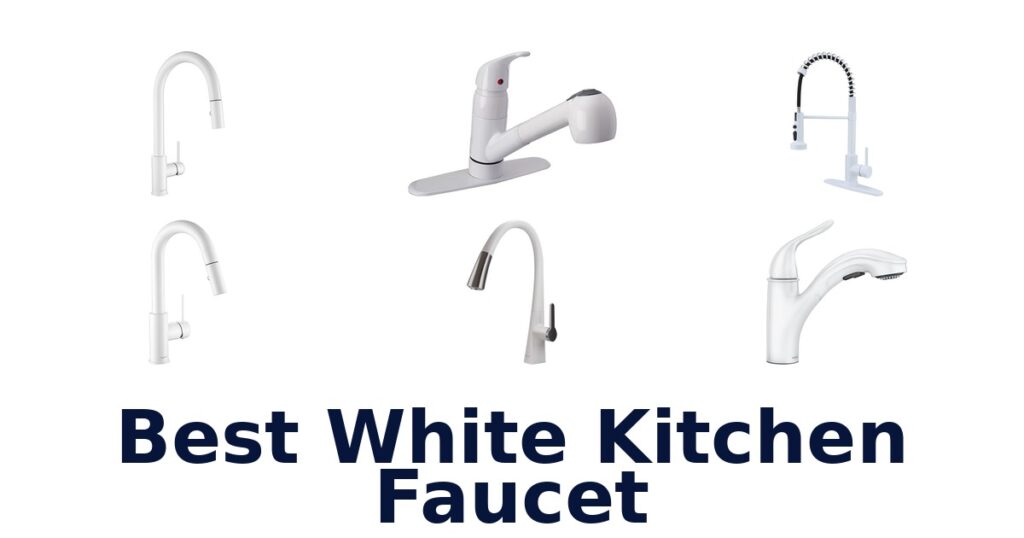 best white kitchen faucet