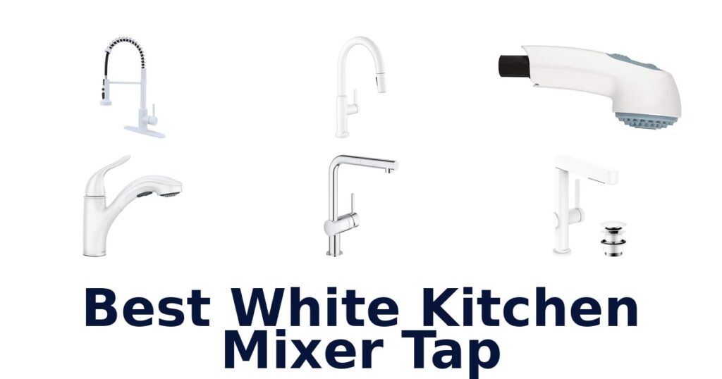 best white kitchen mixer tap