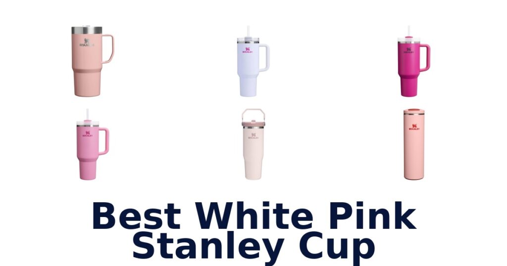 best white pink stanley cup
