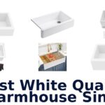 best white quartz farmhouse sink