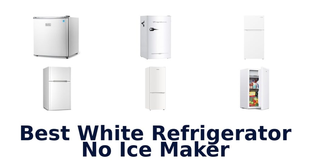 best white refrigerator no ice maker