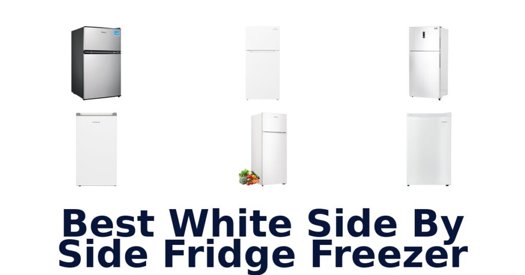 best white side by side fridge freezer