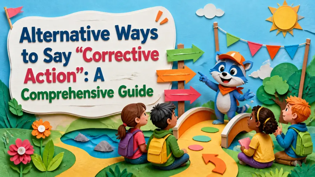 another way to say corrective action