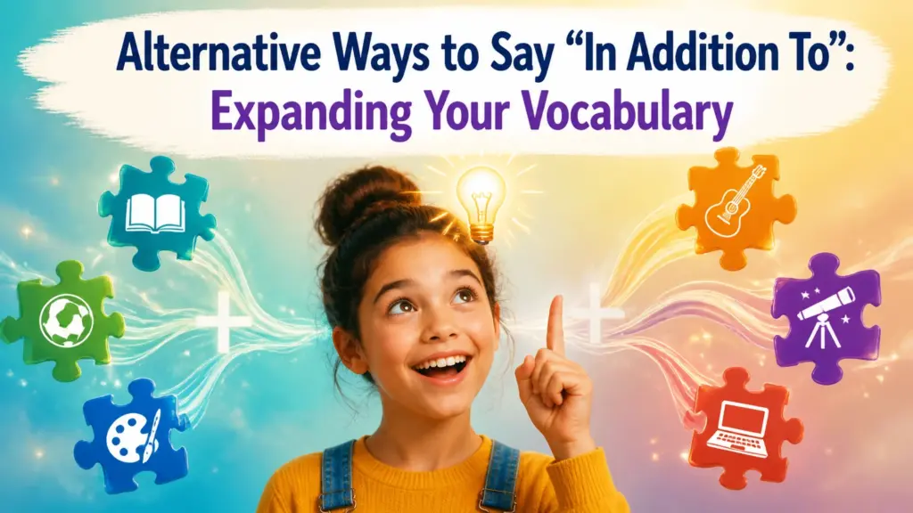 another way to say in addition to