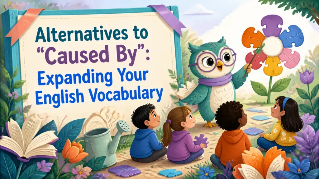 another way to say caused by