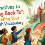 another way to say going back to