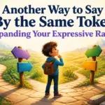 another way to say by the same token