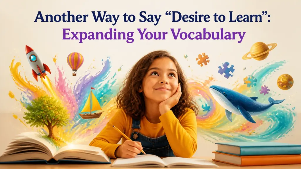 another way to say desire to learn