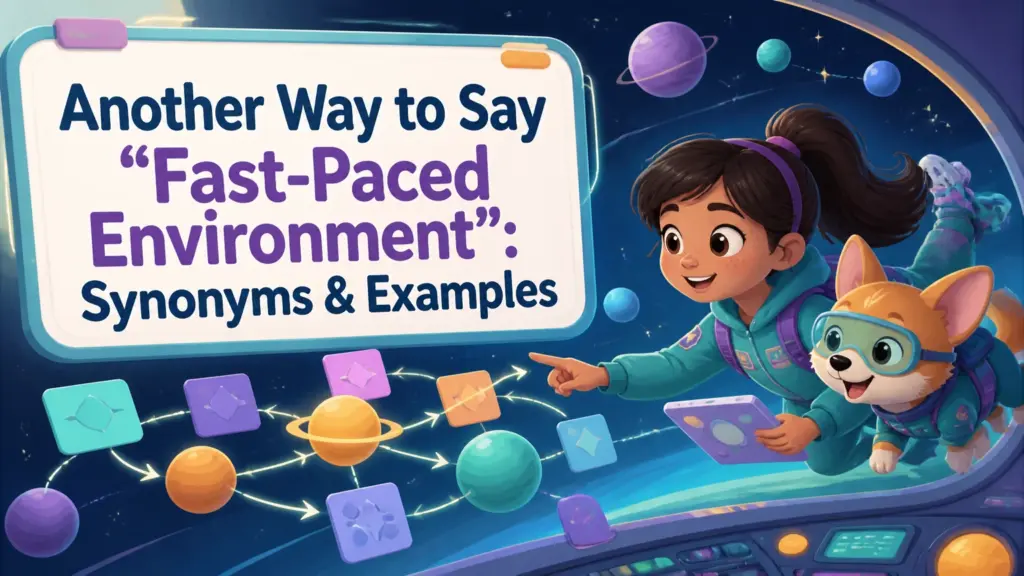 another way to say fast paced environment