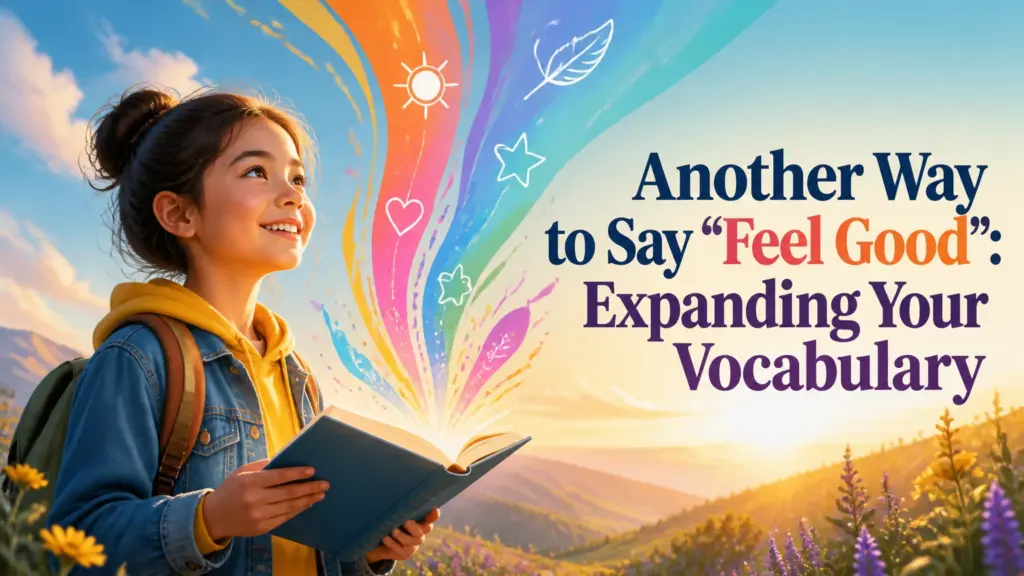 another way to say feel good