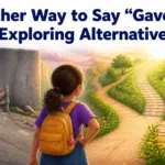 another way to say gave up